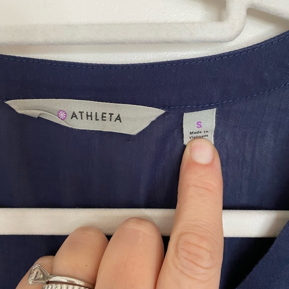 Athleta Deep Blue Beach and Pool Cover-Up - Size Small - Picture 3 of 9